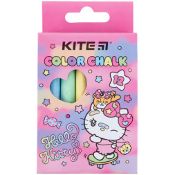 Крейда Kite кольорова Jumbo Hello Kitty, 12 кольорів (HK24-075)