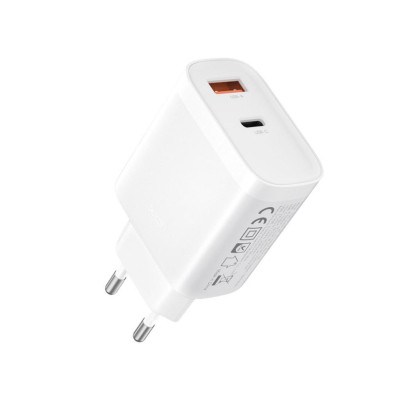 Зарядний пристрій XO 1xUSB-C PD30W + 1xUSB QC3.0 (XO-QC16)