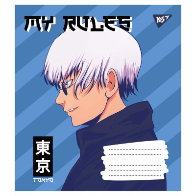 Зошит Yes А5 Anime 36 аркушів, клітинка (766408)