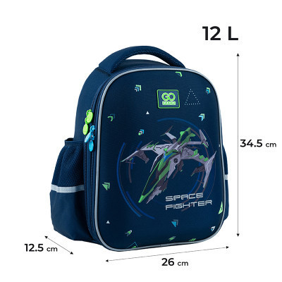 Портфель GoPack Education напівкаркасний 165S-4 In Space (GO24-165S-4)