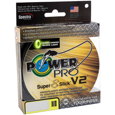 Шнур Power Pro Super 8 Slick V2 Moon Shine 135m 0.13mm 18lb/8.0kg (2266.99.90)