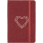 Книга записна Optima Heart А5 128 аркушів клітинка (O27191-03)