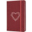 Книга записна Optima Heart А5 128 аркушів клітинка (O27191-03)