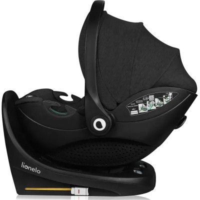 Автокрісло Lionelo MOXIE I-SIZE SET 360 BLACK CARBON (LO-MOXIE I-SIZE SET BLACK CARBON)