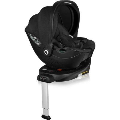 Автокрісло Lionelo MOXIE I-SIZE SET 360 BLACK CARBON (LO-MOXIE I-SIZE SET BLACK CARBON)