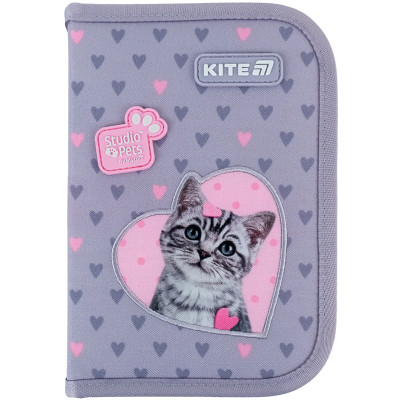 Пенал Kite 621 Studio Pets, 1 відділення, 1 відворот (SP25-621)