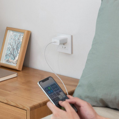 Зарядний пристрій Ugreen CD127 Type-C PD 30W Charger (White) (70161)