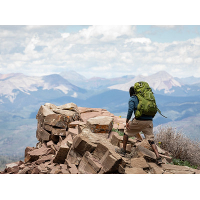 Рюкзак туристичний Osprey Aether 65 garlic mustard green - S/M - зелений (009.2400)