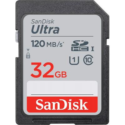 Карта пам&#039;яті SanDisk 32GB SDHC class 10 Ultra (SDSDUN4-032G-GN6IN)