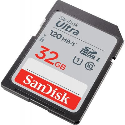 Карта пам&#039;яті SanDisk 32GB SDHC class 10 Ultra (SDSDUN4-032G-GN6IN)