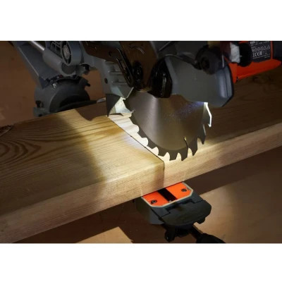 Торцювальна пила Black&amp;Decker 1500 Вт, диск 216х30 мм, 4700 об/хв, XPS, вага 15 кг (BES701)