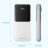 Батарея універсальна Vention 10000mAh 22.5W 3A PD, Built-in USB-C+Lightning Cables, White (FHOW0)
