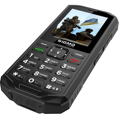 Мобільний телефон Sigma X-treme PA68 Black (4827798466513)