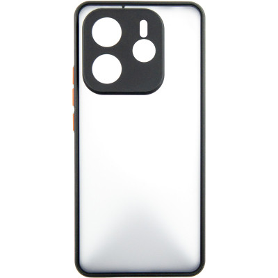 Чохол до мобільного телефона Dengos Xiaomi Redmi Note 14 4G Matte + glass (Black) (DG-KM-135)