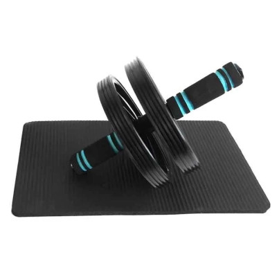 Ролик для преса U-Powex Ab wheel with mat d18.5cm Black (UP_1006_Ab/Wheel)