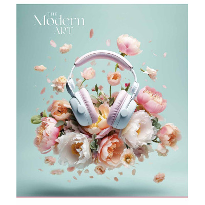 Зошит Школярик Modern art 48 аркушів лінія (048-3324L)
