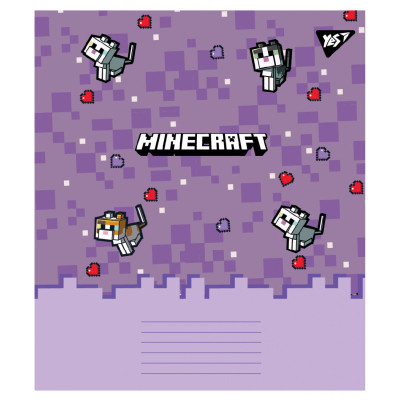 Зошит Yes Minecraft Spring А5 12 аркушів лінія (767591)