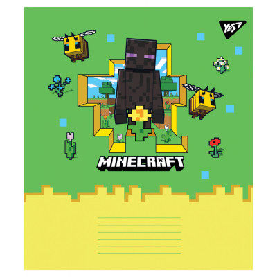 Зошит Yes Minecraft Spring А5 12 аркушів лінія (767591)