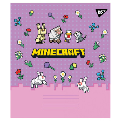 Зошит Yes Minecraft Spring А5 12 аркушів лінія (767591)
