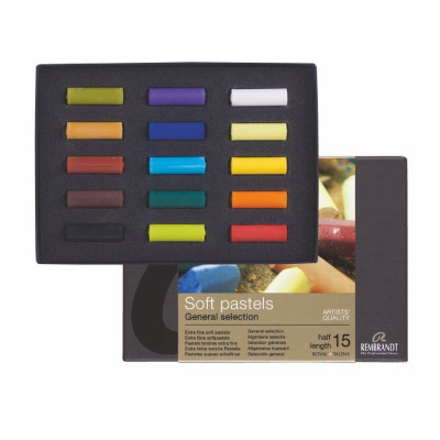 Пастель Rembrandt Starter Royal Talens суха м’яка 1/2, 15 кольорів (8712079257507)