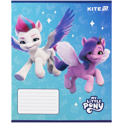Зошит Kite My Little Pony, 12 аркушів, коса лінія (LP25-235)