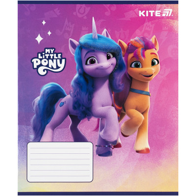Зошит Kite My Little Pony, 12 аркушів, коса лінія (LP25-235)