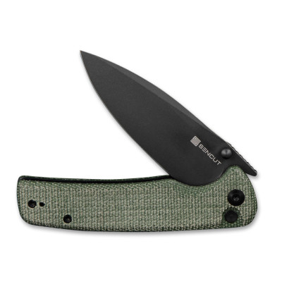 Ніж Sencut Sachse Blackwash Olive Micarta (S21007-2)
