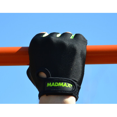 Рукавички для фітнесу MadMax MFG-251 Rainbow Green XS (MFG-251-Green_XS)