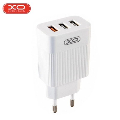 Зарядний пристрій XO L72 QC3.0 3USB +micro (XO-L72-MCR)