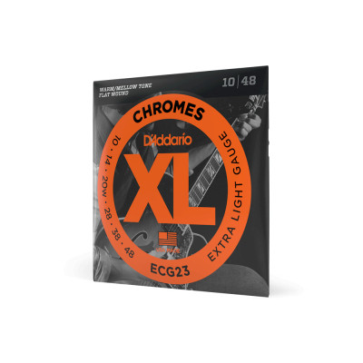 Струни для гітари D&#039;Addario XL Chromes Extra Light (10-48) (ECG23)
