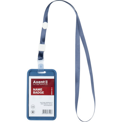 Бейдж Axent чохол SoftTouch матовий, 54х85мм ,димчасто синій (4550V-02-A)