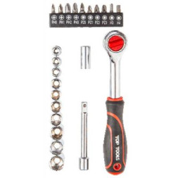 Набір інструментів Top Tools торцевих гайкових ключів 1/4&quot;, 23од. (38D505)