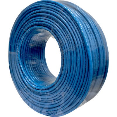 Кабель мережевий GEAR FTP 100м, cat.5e, CU, 4*2*0,51, PVC, indoor, blue (GEC-FTPCU051100)