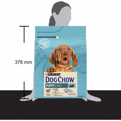 Сухий корм для собак Purina Dog Chow Puppy Lamb зі смаком ягняти 2.5 кг (7613034488657)