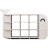 Дитячий стелаж Mealux Splash White (KD-E054 White)