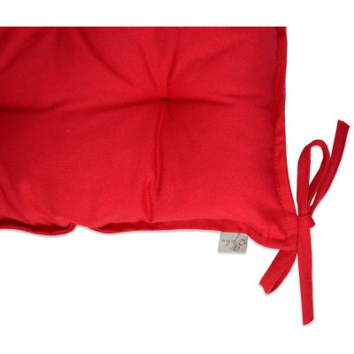 Подушка на стілець Прованс Червона 40х40 (4823093429406)