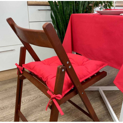 Подушка на стілець Прованс Червона 40х40 (4823093429406)