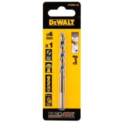 Свердло DeWALT по металу Black &amp; Gold, HSS-G, 6.5 х 101 х 63 мм (DT20523)