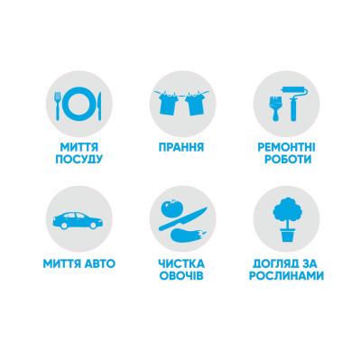 Рукавички господарські Добра Господарочка латексні надміцні помаранчеві S 2 шт. (4820086520010)