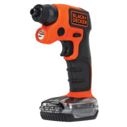 Викрутка акумуляторна Black&amp;Decker 3.6 Li-Ion, 180 об/хв, реверс, підсвічування, 0.4 кг (BDCSFS30C)