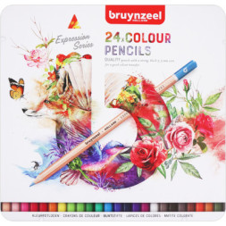 Олівці кольорові Bruynzeel EXPRESSION 24 кольорів (8712079424930)