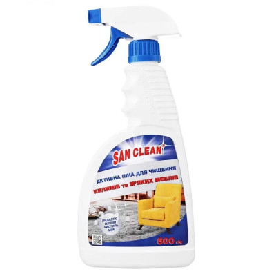 Засіб для чищення килимів San Clean з розпилювачем 500 г (4820003542996)