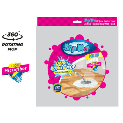 Насадка змінна для швабри Planet Household Spin Mop Люкс (10738)