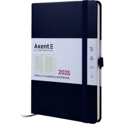 Тижневик Axent датований 2025 Prime Strong 145х210 мм, синій (8507-25-02-A)