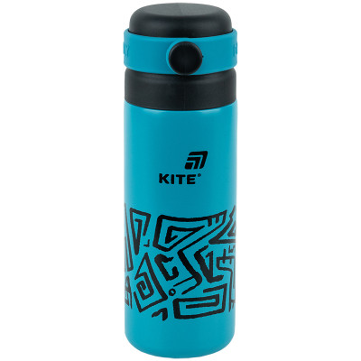 Термос Kite 500 мл, темно-бірюзовий (K25-1222-1)
