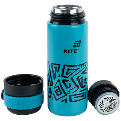 Термос Kite 500 мл, темно-бірюзовий (K25-1222-1)