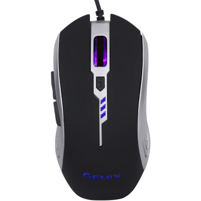 Мишка Gemix W100 USB Black/Gray + ігрова поверхня (W100Combo)
