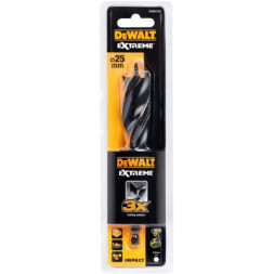Свердло DeWALT по дереву спіральне, D=25 мм, L=152 мм, WL=100 мм, 1 шт (DT90243)