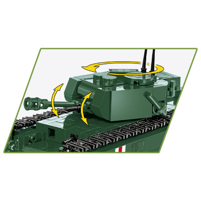 Конструктор Cobi Друга Світова Війна Танк Mk IV Черчилль (A22), 315 деталей (COBI-2717)