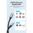 Кабель мультимедійний HDMI to HDMI 10.0m V2.0 4K 60Hz Aluminum Alloy Blue Vention (ALHSL)